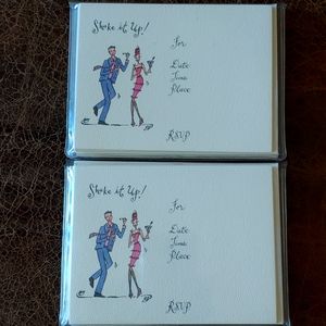 NEW 2 boxes "Shake It Up" Invitations